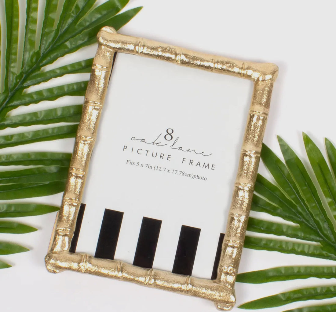 Gold Bamboo 5x7 Picture Frame