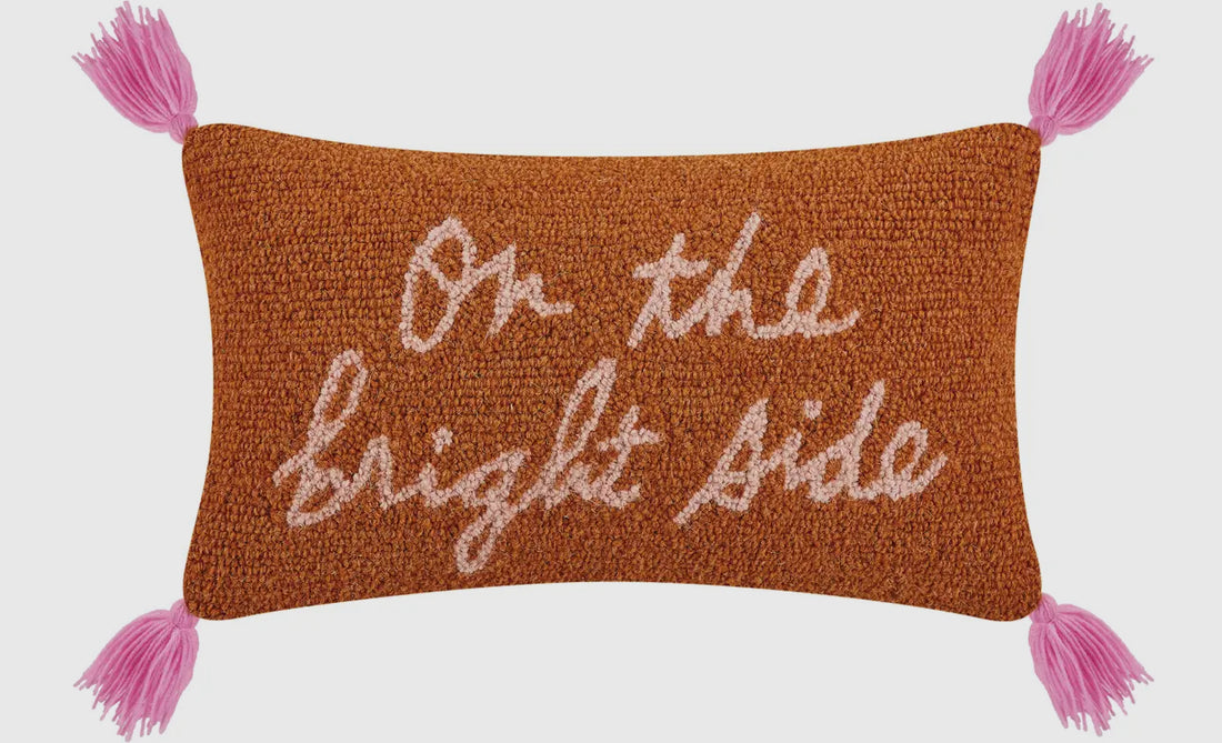 On the Bright Side W/Tassels Hook Pillow