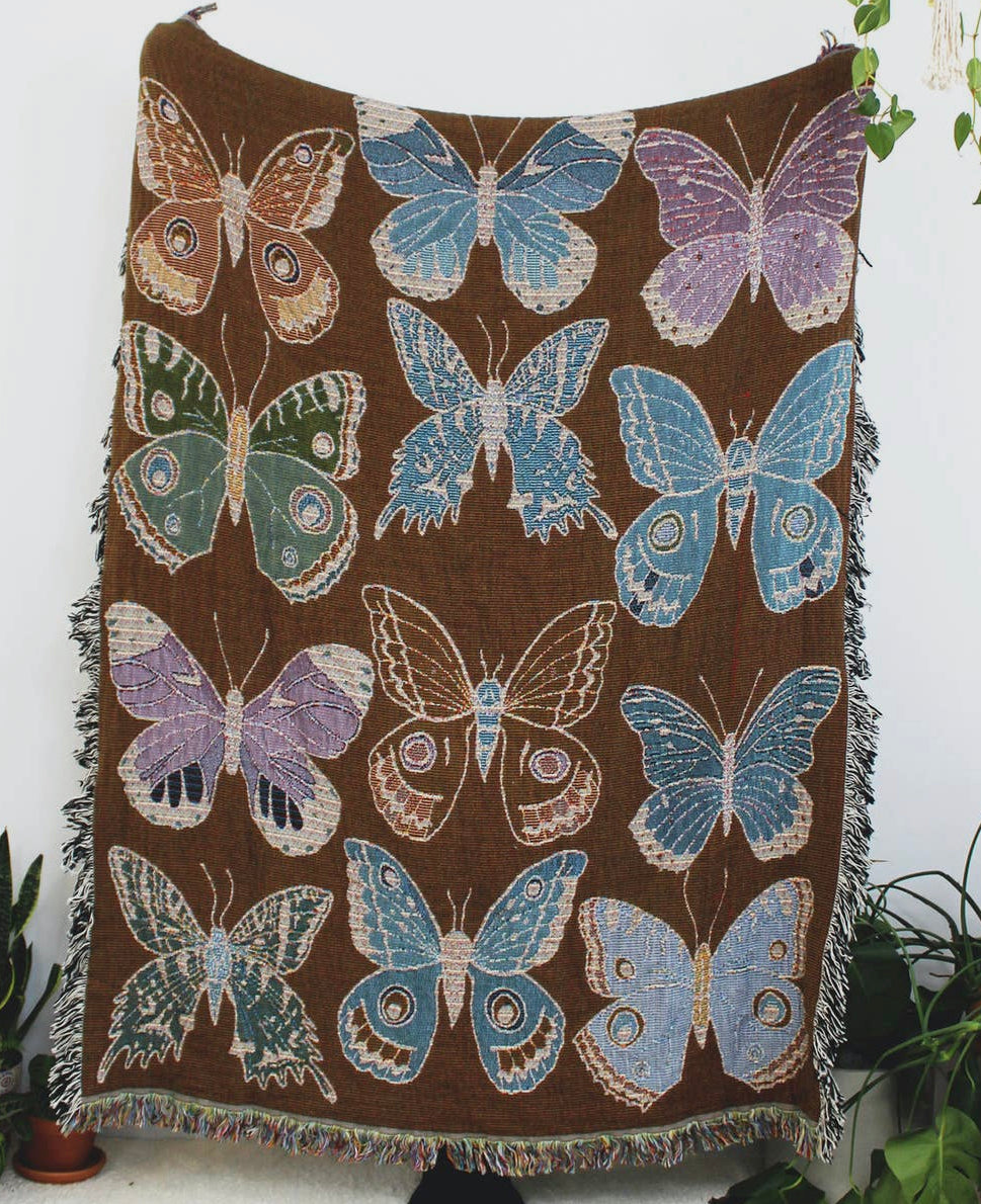 Butterfly Tapestry Blanket